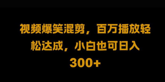 视频号零门槛，爆火视频搬运后二次剪辑，轻松达成日入1k【揭秘】 - 搞薯条网-搞薯条网