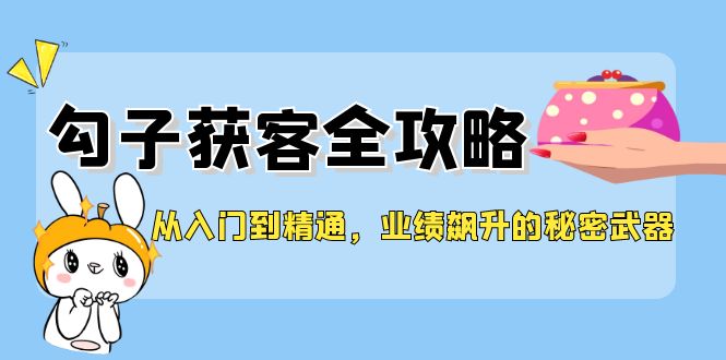 从入门到精通，勾子获客全攻略，业绩飙升的秘密武器 - 搞薯条网-搞薯条网
