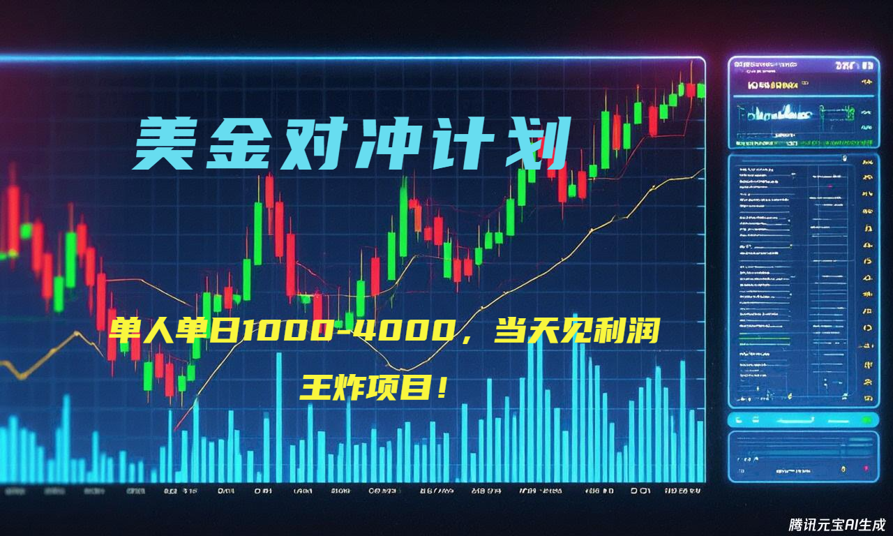 2025年最暴力项目“美金先登计划”最新最强对冲战法，每日实际收益1K-4K - 搞薯条网-搞薯条网
