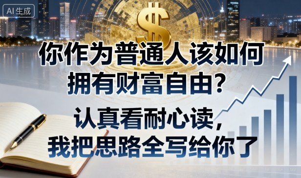 付费文章:你作为普通人该如何拥有财富自由?认真看耐心读,我把思路全写给你了-搞薯条网