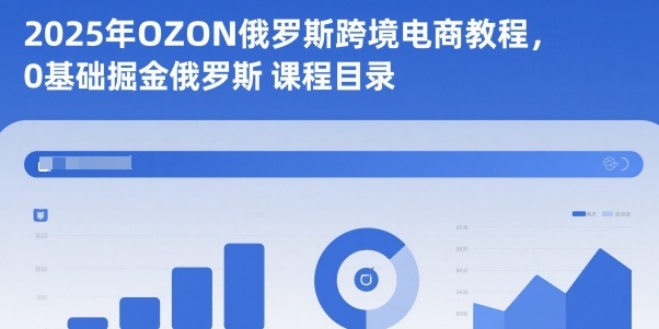 2025年OZON俄罗斯跨境电商教程,0基础掘金俄罗斯-搞薯条网
