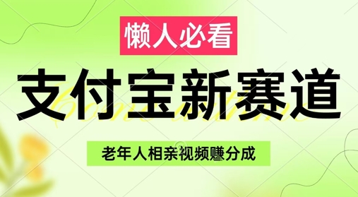 支付宝新赛道，利用老年人相亲视频，挣分成收益，轻松月入过W，操作简单 - 搞薯条网-搞薯条网