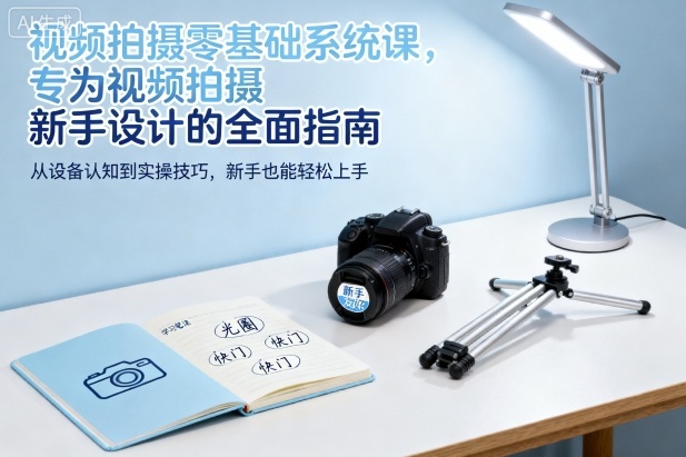 视频拍摄零基础系统课，专为视频拍摄新手设计的全面指南-搞薯条网