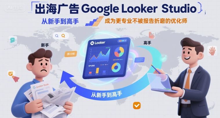 出海广告Google Looker Studio从新手到高手，成为更专业不被报告折磨的优化师 - 搞薯条网-搞薯条网