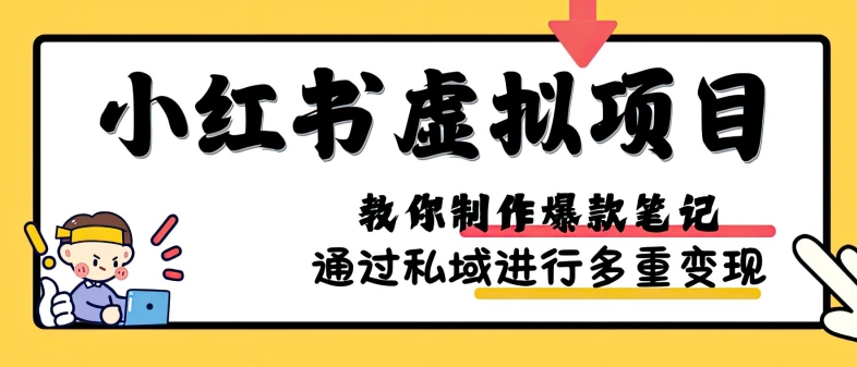 小红书虚拟项目实战，爆款笔记制作，矩阵放大玩法分享 - 搞薯条网-搞薯条网