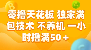 零撸天花板，独家满包技术 不养机 一小时撸满50+【揭秘】 - 搞薯条网-搞薯条网