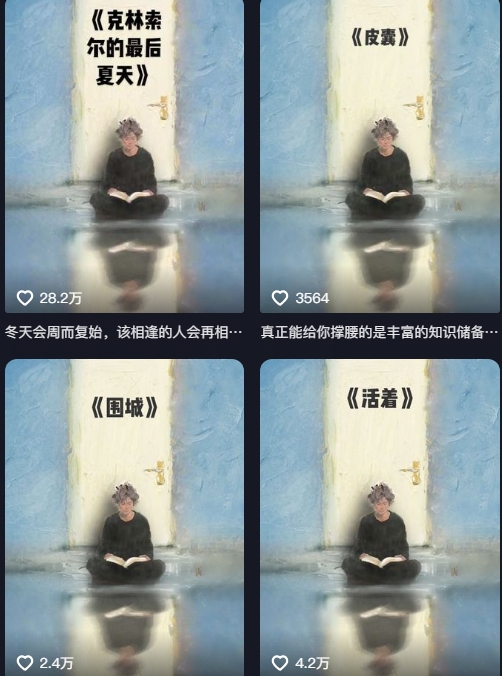 AI制作爆款书单，抖音42粉丝博主书单号制作拆解，单条视频28W赞 - 搞薯条网-搞薯条网