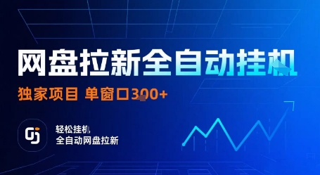 网盘拉新全自动挂G，独家项目，全自动运行完成拉新做任务，单窗口3张+【揭秘】 - 搞薯条网-搞薯条网