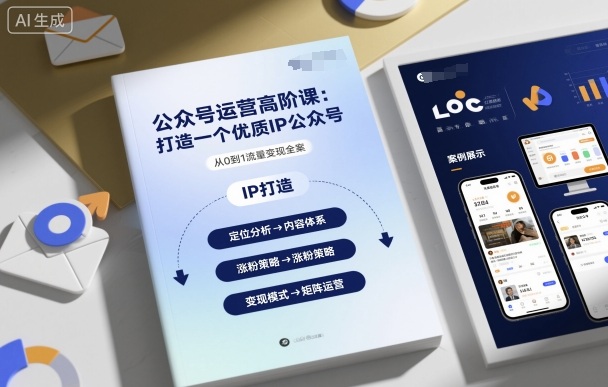 公众号运营高阶课，打造一个优质IP公众号 - 搞薯条网-搞薯条网