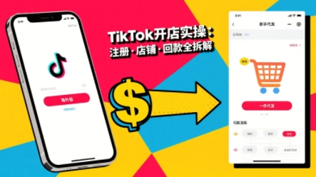 TikTok从开店到投流的进阶课，从基础实操到高阶技巧一网打尽 - 搞薯条网-搞薯条网