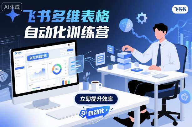 飞书多维表格自动化训练营，手把手教你告别重复处理，用多维表格开启高效办公新模式 - 搞薯条网-搞薯条网