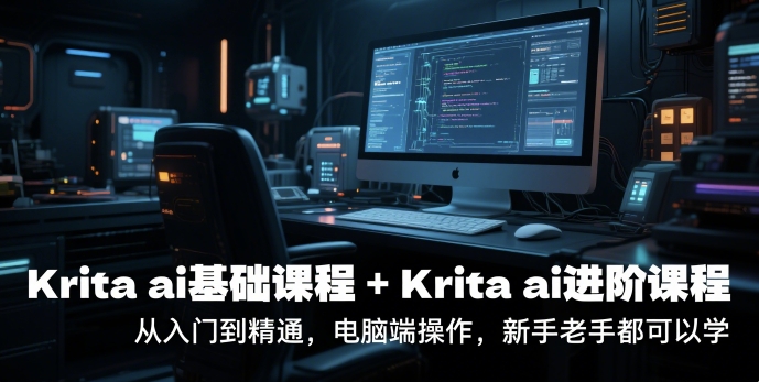 krita ai基础课程+Krita ai进阶课程，从入门到精通，电脑端操作，新手老手都可以学 - 搞薯条网-搞薯条网