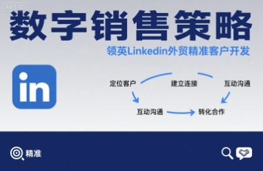 数字销售策略领英LinkedIn外贸精准客户开发 - 搞薯条网-搞薯条网