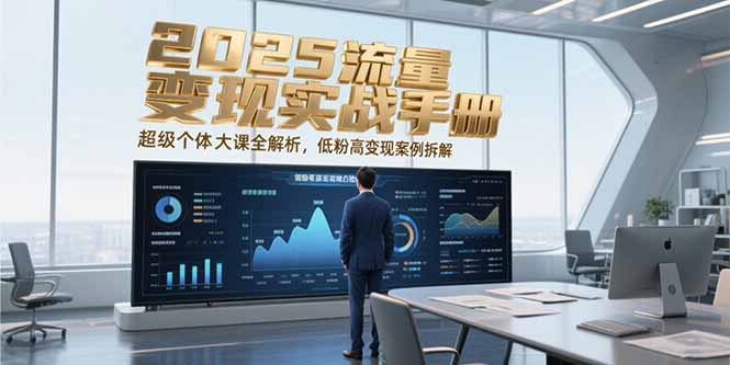 2025流量变现实战手册，超级个体大课全解析，低粉高变现案例拆解 - 搞薯条网-搞薯条网