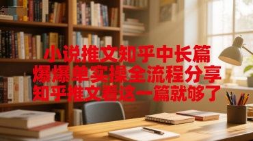 小说推文知乎中长篇爆单实操全流程分享，知乎推文看这一篇就够了 - 搞薯条网-搞薯条网