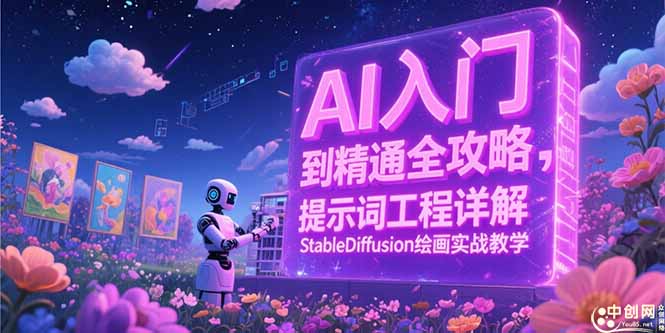AI入门到精通全攻略，提示词工程详解，StableDiffusion绘画实战教学 - 搞薯条网-搞薯条网