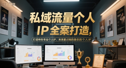 私域流量个人IP全案打造，打造特色专业个人IP，未来最值钱的是你的个人IP - 搞薯条网-搞薯条网