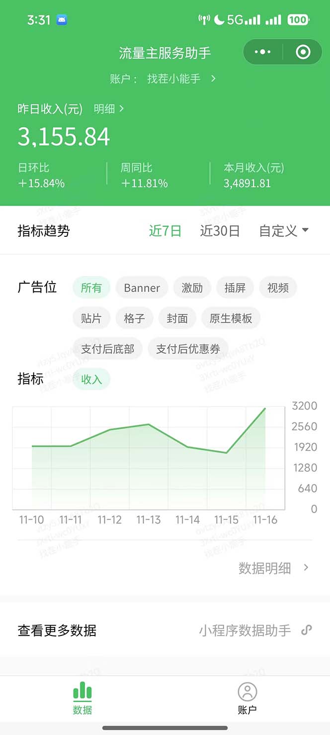 微信小程序撸广告6.0升级玩法，全新变现方式，日均收益2000+ - 搞薯条网-搞薯条网