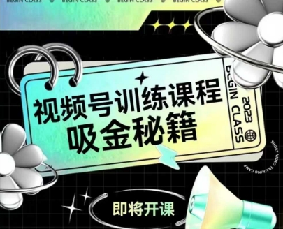 如何做好视频号，视频号训练课程，吸金秘籍 - 搞薯条网-搞薯条网