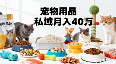 月变现40个！宠物用品私域运营的精准掘金之道玩法 - 搞薯条网-搞薯条网