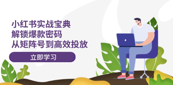 小红书实战宝典：解锁爆款密码，从矩阵号到高效投放 - 搞薯条网-搞薯条网