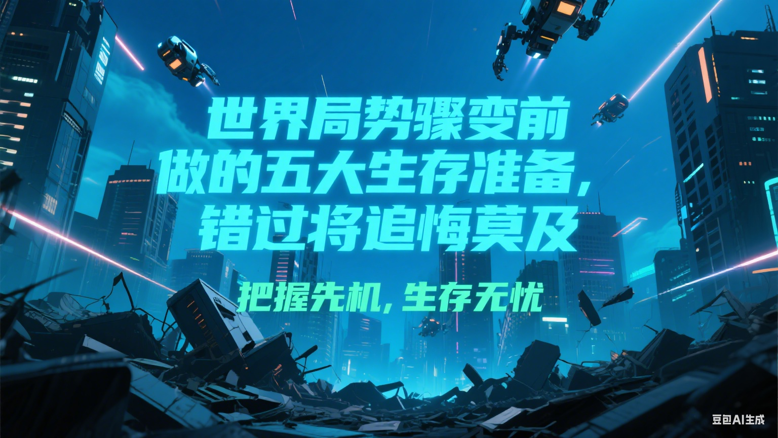 付费文章《世界局势骤变前必做的五大生存准备，错过将追悔莫及》 - 搞薯条网-搞薯条网