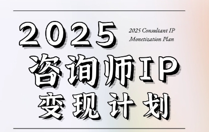 7天构建咨询师变现系统，2025咨询师IP变现计划训练营 - 搞薯条网-搞薯条网
