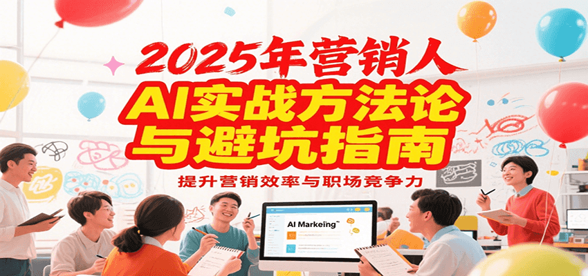 2025年营销实战方法论与避坑指南，利用AI提升营销效率与职场竞争力 - 搞薯条网-搞薯条网