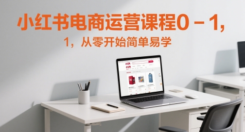 小红书电商运营课程0-1，从零开始简单易学 - 搞薯条网-搞薯条网