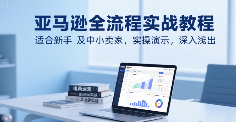 亚马逊全流程实战教程，适合新手及中小卖家，实操演示，深入浅出 - 搞薯条网-搞薯条网