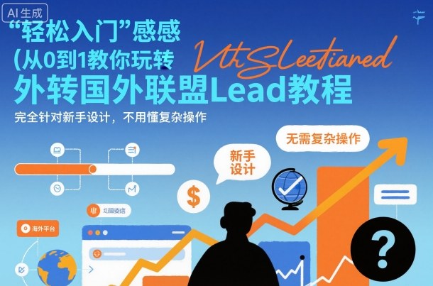 国外联盟賺美刀项目，从0到1教你玩转国外联盟Lead教程，纯新手可操作性100%-搞薯条网