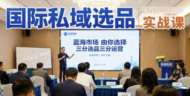 国际私域选品实战课，蓝海市场由你选择，七分选品三分运营 - 搞薯条网-搞薯条网