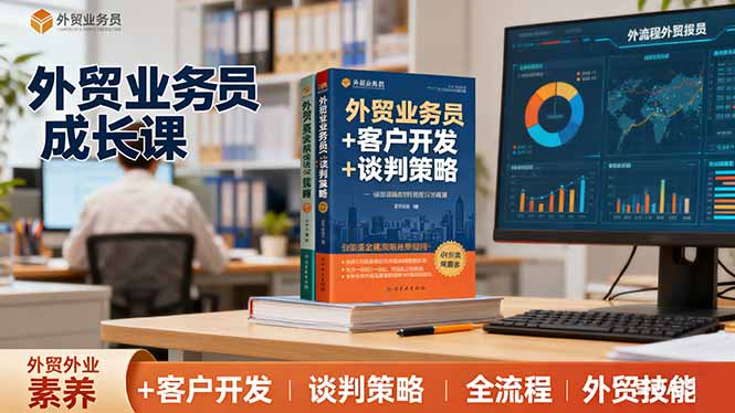 外贸业务员成长课：职业素养+客户开发+谈判策略、掌握全流程外贸技能 - 搞薯条网-搞薯条网