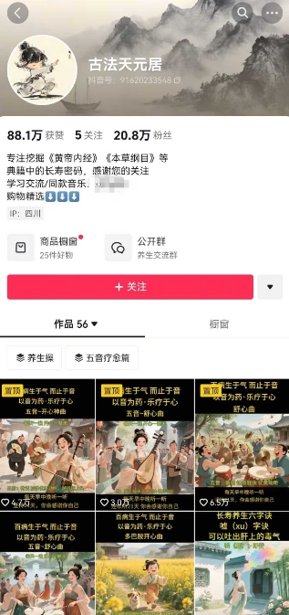 古法五音养生教程，五音疗愈的视频的制作方法，2-4小时就能学会，作者10天涨粉10W - 搞薯条网-搞薯条网