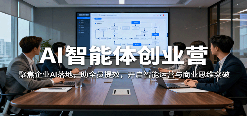 AI智能体创业营：聚焦企业AI落地，助全员提效，开启智能运营与商业思维突破 - 搞薯条网-搞薯条网