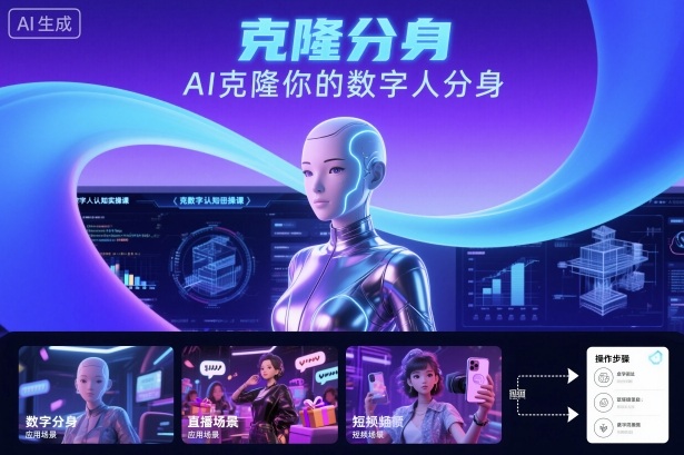 AI数字人认知实操课，克隆你的数字人分身 - 搞薯条网-搞薯条网