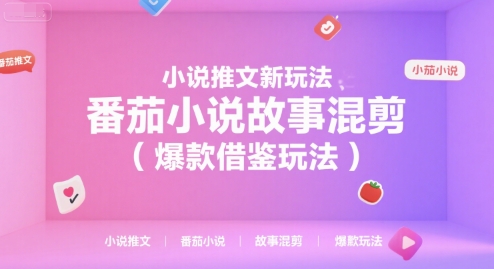 小说推文新玩法，番茄小说故事混剪(爆款借鉴玩法) - 搞薯条网-搞薯条网