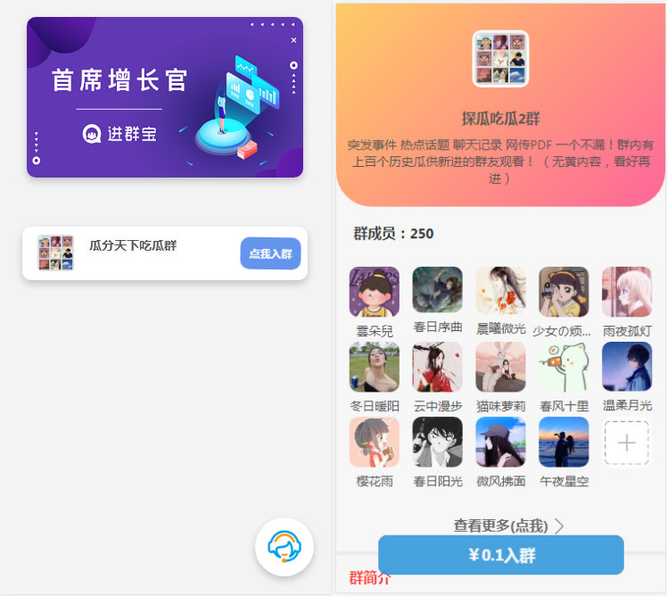 WordPress开发进群V2主题源码，多种引流方法，引私域二次变现 - 搞薯条网-搞薯条网