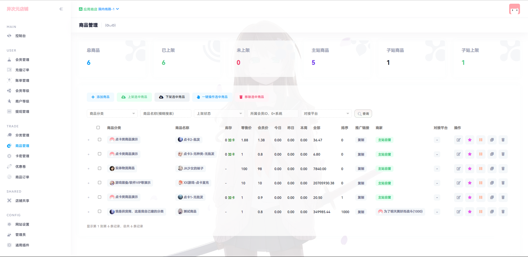 异次元发卡源码系统/荔枝发卡V3.0二次元风格发卡网全开源源码 - 搞薯条网-搞薯条网
